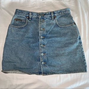 Vintage Calvin Klein Denim Skirt